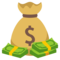 Money Bag emoji on Emojione
